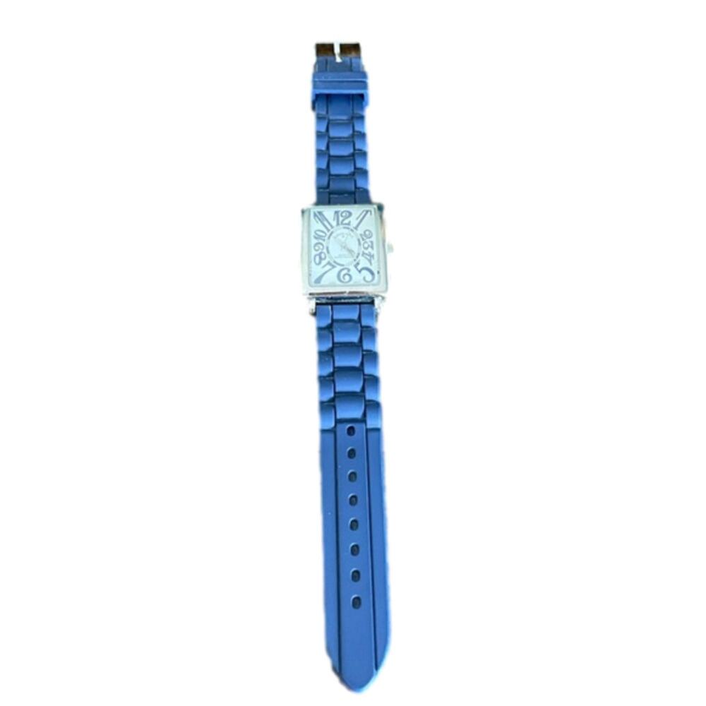 Lueur De Ice‎ Quartz Water Resistant Navy Silver Watch Unisex Casual Comfortable